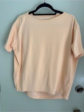 Lululemon Back in Action Short Sleeve Top - Peach